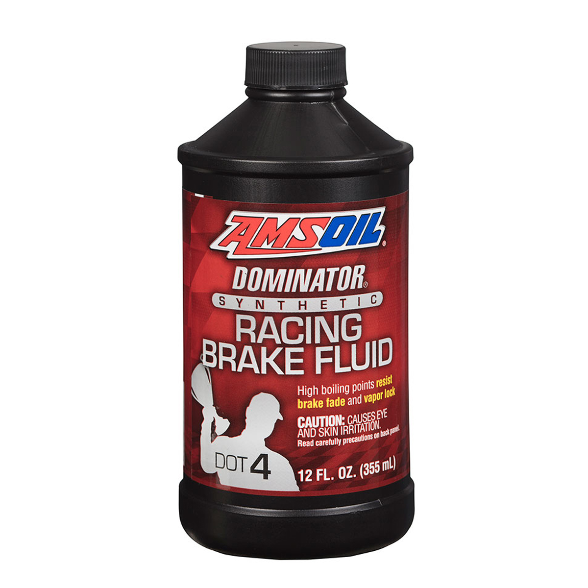 AMSOIL DOMINATOR DOT 4 100% Synthetic Racing Brake Fluid bottle