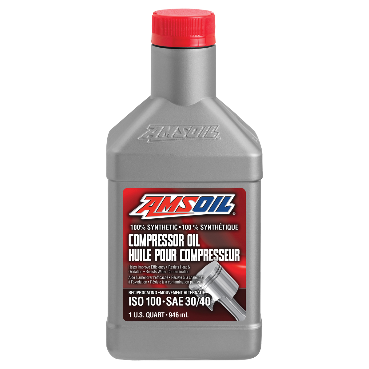 AMSOIL AMSOIL ISO 100 100% Synthetic Compressor Oil