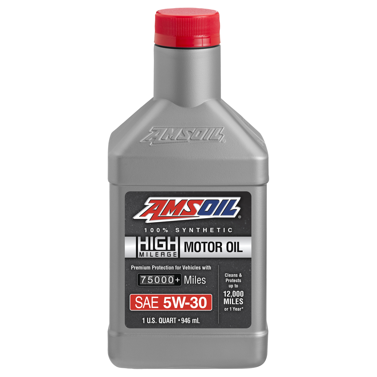 AMSOIL 100% Synthetic High-Mileage Motor Oil
