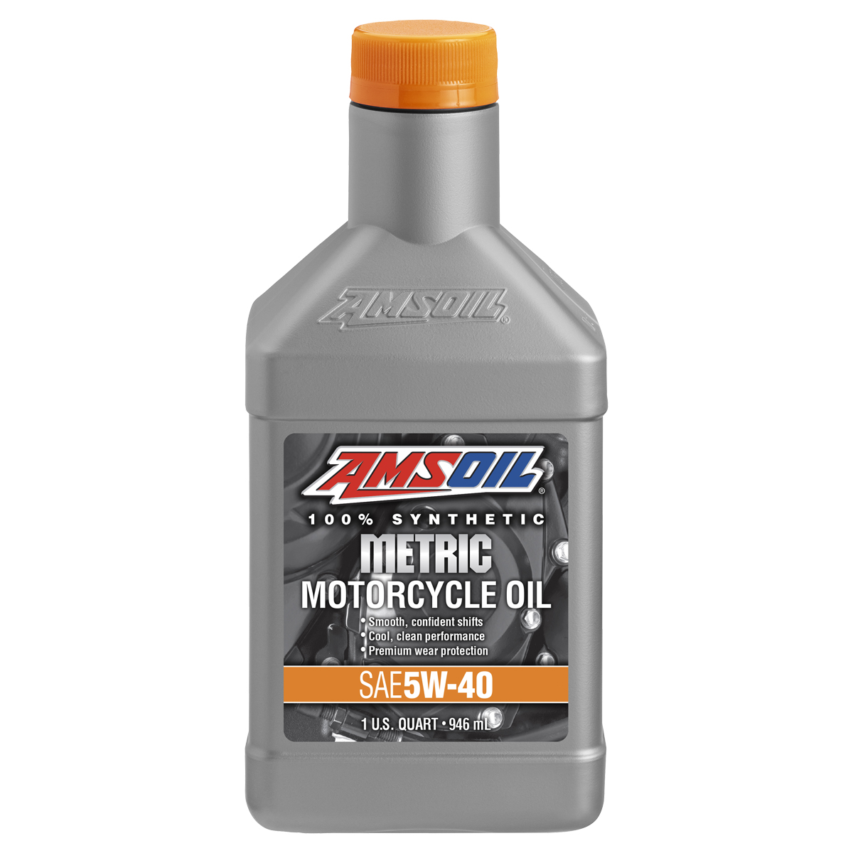 AMSOIL 5W-40 Synthetic Metric Motorcycle Oil