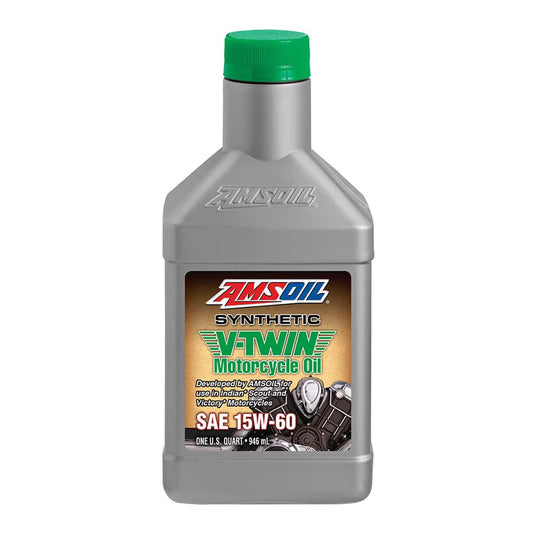 AMSOIL 15W-60 Synthetic V-Twin Motorcycle Oil